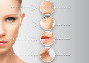 Beauty Concept Skin Aging. Anti-aging Procedures, Rejuvenation,