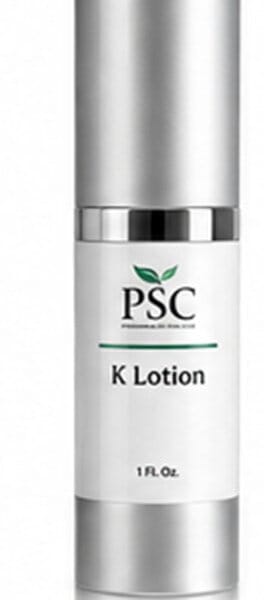 PSC Klotion Barrier Repair Moisturizer with Vitamin K, peptides, hyaluronic acid, and antioxidants for sensitive skin, redness, and dark circles.
