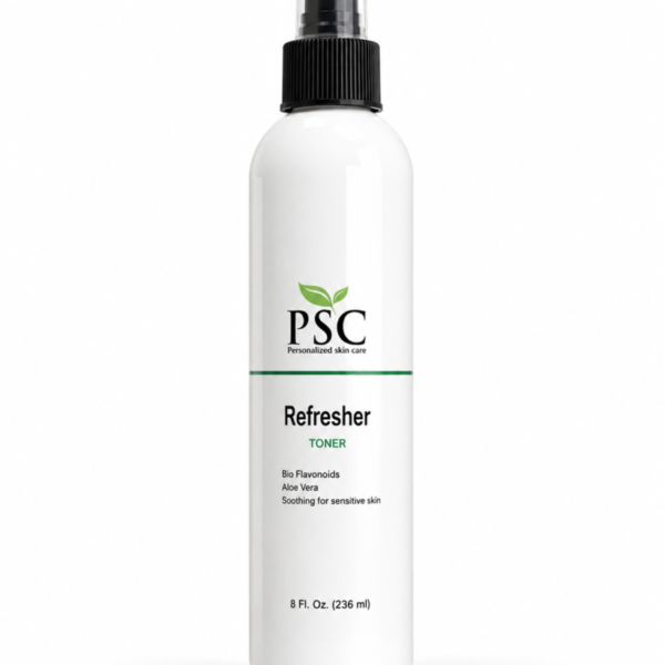 PSC Bioflavonoid Refresher Toner with aloe vera, a soothing facial toner that hydrates, calms, and refreshes sensitive, dry, and dehydrated skin.