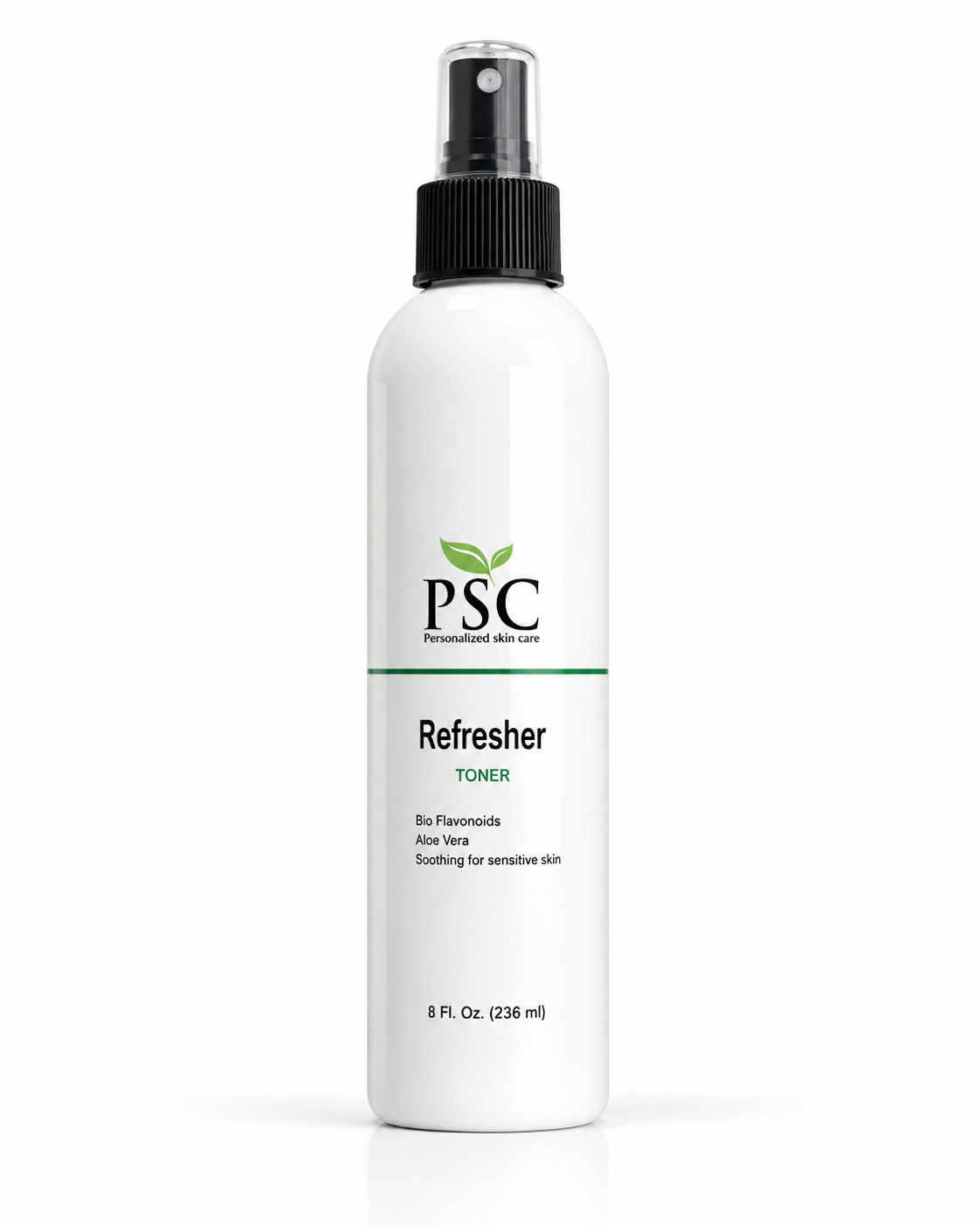 PSC Bioflavonoid Refresher Toner with aloe vera, a soothing facial toner that hydrates, calms, and refreshes sensitive, dry, and dehydrated skin.